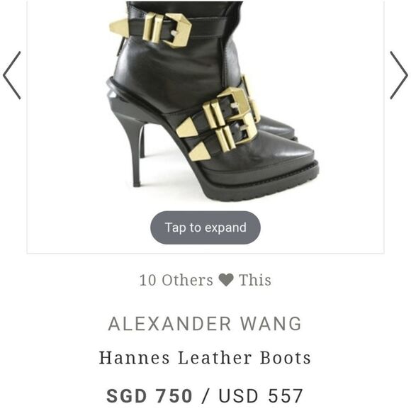 ALEXANDER WANG Hannes Leather Boots - Picture 11 of 11